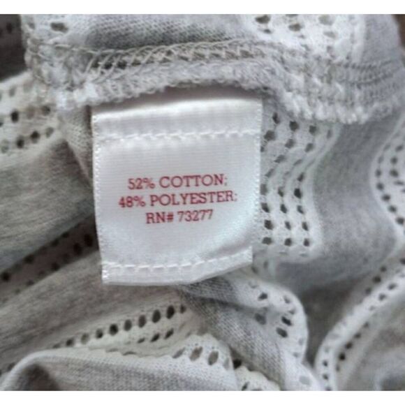 SO RACER BACK GRAY & WHITE TANK TOP SZ.XL EUC - Picture 4 of 4